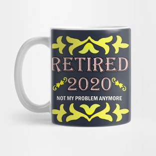 Retired 2020, Retirement Gifts For Men & Women Mug